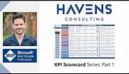 Creating A KPI Scorecard Report: Part 1