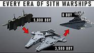 All Sith Warships Explained (5000+ Years) - Star Wars Legends
