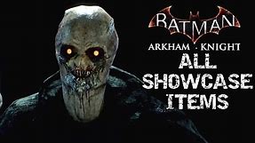 Batman: Arkham Knight All Unlockable Showcase Items Skins, Batmobiles, Characters & Vehicles