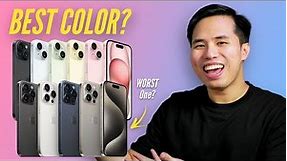 iPhone 15 Colors Ranked From WORST to BEST
