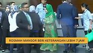 Rosmah Mansor beri keterangan lebih 7 jam