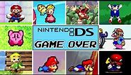 Nintendo DS games GAME OVER screens