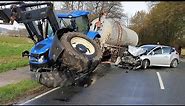 John Deere Tractors Accident - Equipment In Dangerous Conditions ! Amazing Farmer Technology