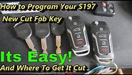 Ford Mustang Switch Blade New FOB Key How To Program The Key Chip & Where To Have It Cut S197 05-14