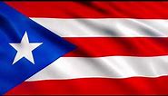 Puerto Rico Flag Waving | Puerto Rican Flag Waving | Puerto Rico Flag Screen
