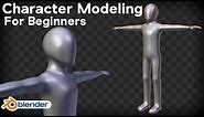 Character Modeling for Beginners (Blender Tutorial)