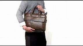 Heavy Duty, Best Seller Leather Laptop Bag by "Woody Handbags"