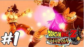 Dragon Ball Z: Ultimate Tenkaichi Story Mode Walkthrough PART 1 - Saiyan Saga (XBOX 360 1080p)