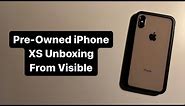 Unboxing My Pre-Owned iPhone XS From Visible