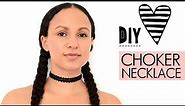 DIY Choker Necklace | quick & easy | how to | tutorial
