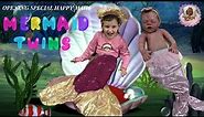 MERMAID TWINS! ALIYAH OPENS SPECIAL HAPPY MAIL WITH REBORN PETER AND FULL BODY SILICONE BABY EMMA
