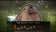 Cat meows Saria's song