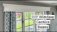 How to Build & Install Window Cornice Boxes | Quick & Easy Project!