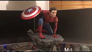 Queen Studios 1/4 Scale Civil War Spider-Man Statue