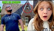 We WENT inside a HAUNTED HOUSE and found SNAKEs in OUR HOUSE!