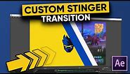 How To Make A CUSTOM Stinger Transition For Your Twitch Stream!