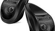 Motorcycle Speakers,Bluetooth 2.5 Inch Waterproof Motorcycle Stereo Speakers Handlebar Mount MP3 Music Player Audio Amplifier System, AUX-in, USB, microSD, FM Radio(Black)