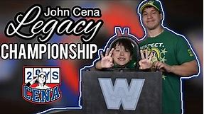 Full Review! John Cena Legacy Championship Collector's Title Belt unboxing!