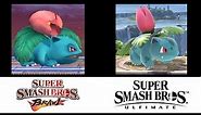 Evolution of Ivysaur's Moveset in Super Smash Bros. (2008-2018)