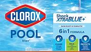 Clorox Pool&Spa Shock XtraBlue Granules for Swimming Pools, 12pk