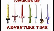 Adventure time: First and last time Finn uses each sword