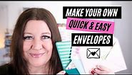 How to Make a Quick and Easy A2 Envelope with The Stamp market Dies