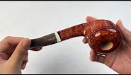 Idea Pipes Danish Style Freehand Made Large Bulldog Briar Wood Tobacco Pipe