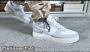 Nike Air Force 1 LV8 Platinum Tint Review& On foot