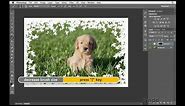 Photoshop Tutorial - How to create custom borders