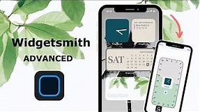 How to Use Widgetsmith // Advanced Features : Timed Widgets, Reminders , Add Calendar Events