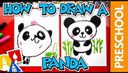 How To Draw A Panda - Preschool