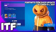 Fortnite Item Shop PUMPKIN SKINS ARE BACK! [October 6th, 2021] (Fortnite Battle Royale)