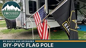 How to build a PVC Flag Pole | Full Time RV Life