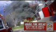 HEAVY FIRE on Arrival • House Fire Incident Recap