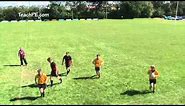 Rugby Drills - Passing - 3v2 Short Pop Pass