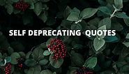 65 Self Deprecating Quotes On Success In Life – OverallMotivation
