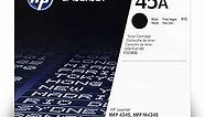 HP Original 45A Black Toner Cartridge | Works with LaserJet 4345 MFP Series, LaserJet M4345 MFP Series | Q5945A