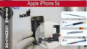 How to replace 🔌 Lightning port 🍎 Apple iPhone 5s A1533, A1453, A1457, A1530