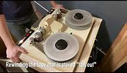 2" analog tape recording session demonstration