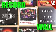 RECORD WALL: Build One CHEAP!