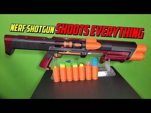 This Nerf Shotgun Shoots ANY THING