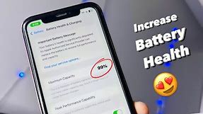 Increase Battery health of any iPhone - How to increase Battery Health of iPhone 13