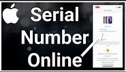 How To Check iPhone Serial Number On Apple Website