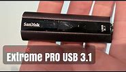 SanDisk Extreme PRO USB 3.1 Solid State Flash Drive SDCZ880-128G-G46 Unboxing and Test