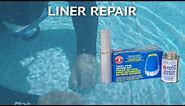 How to Fix a Hole in Vinyl Swimming Pool Liner Underwater Repair