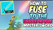 How to Fuse Items to UNBREAKABLE Glitched Master Sword in Zelda Tears of the Kingdom
