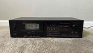 Sherwood CD320B Single Stereo Cassette Deck Tape Player