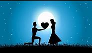 Romantic Animated Love Story | Animated Love Greeting | Whatsapp Love Status Video