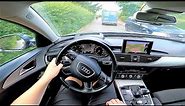 Audi A6 C7 2.0 tdi 177HP Multitronic (2013) POV Test Drive & Acceleration 0-100 | 4K #198