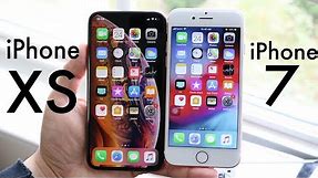 iPHONE XS Vs iPHONE 7! (Should You Upgrade?) (Review)